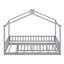 Structure de lit en bois avec clôture, pour enfants, adolescents, filles et garçons-616671459-616671456