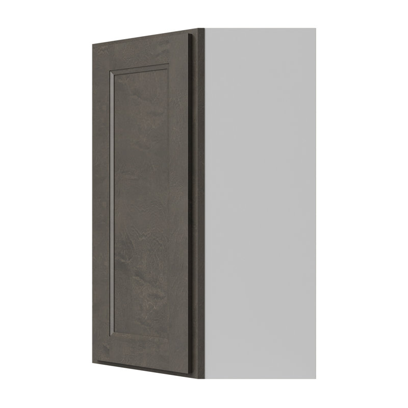Armoire murale diagonale, 24" W x 15" H x 12" D, Double shaker Cinder