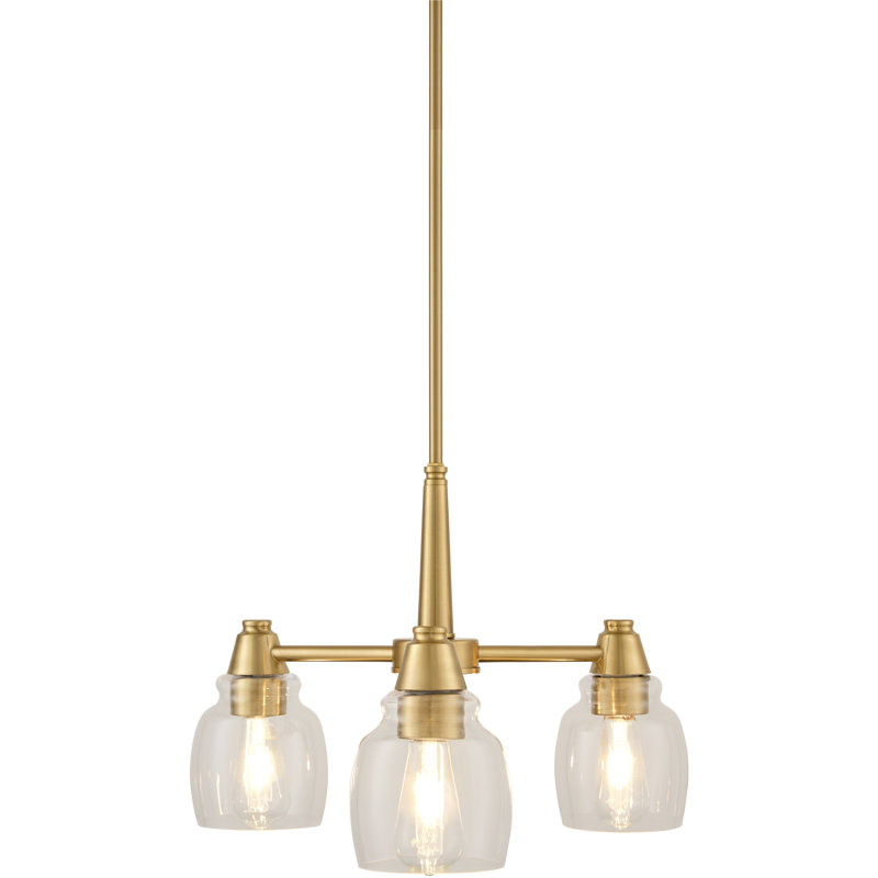 Lexanie Chandelier, Brass