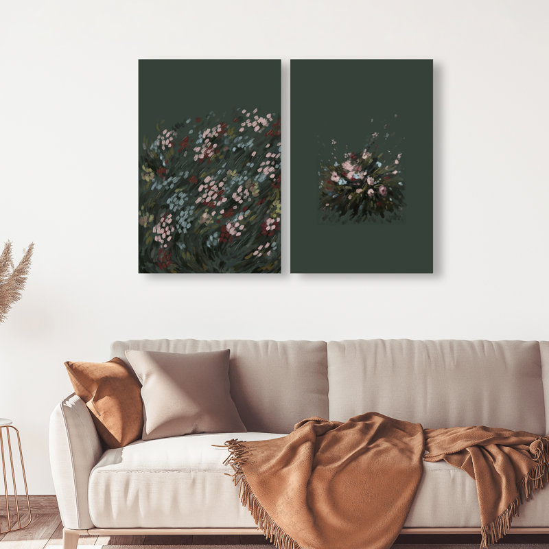 Subtle Universe Set Abstract Canvas Print by Oliver Gal, Black Frame, 10 x 15, 30"H x 45"W, Gallery Wrapped