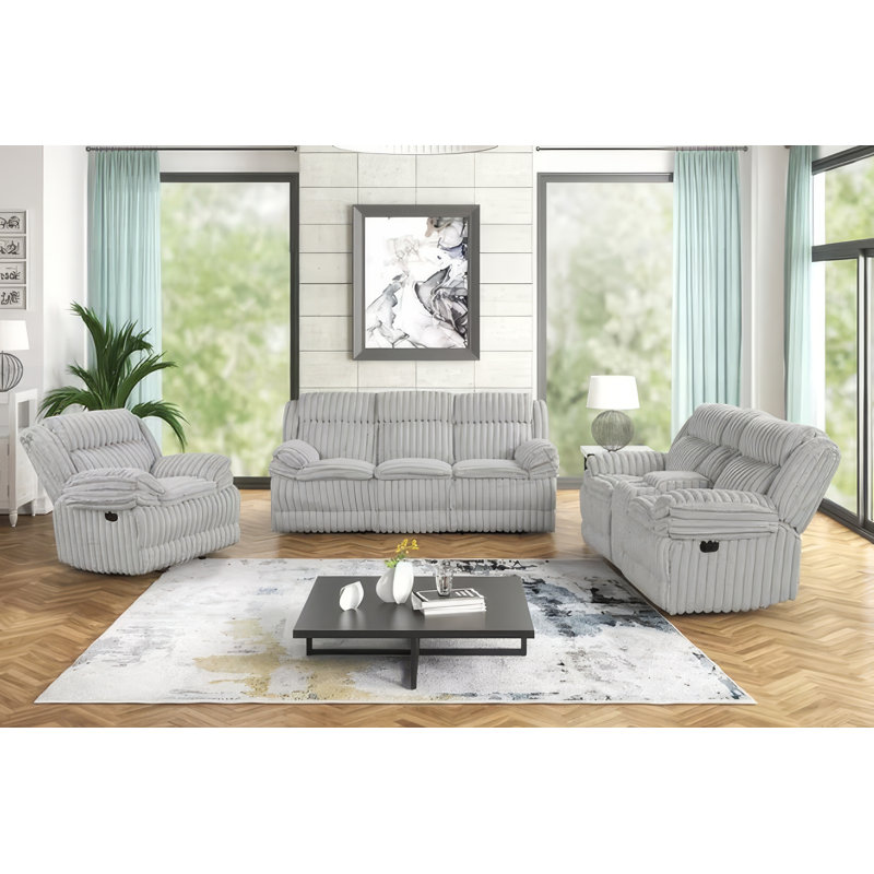 Ensemble inclinable gris 3 pièces Mello, Gris