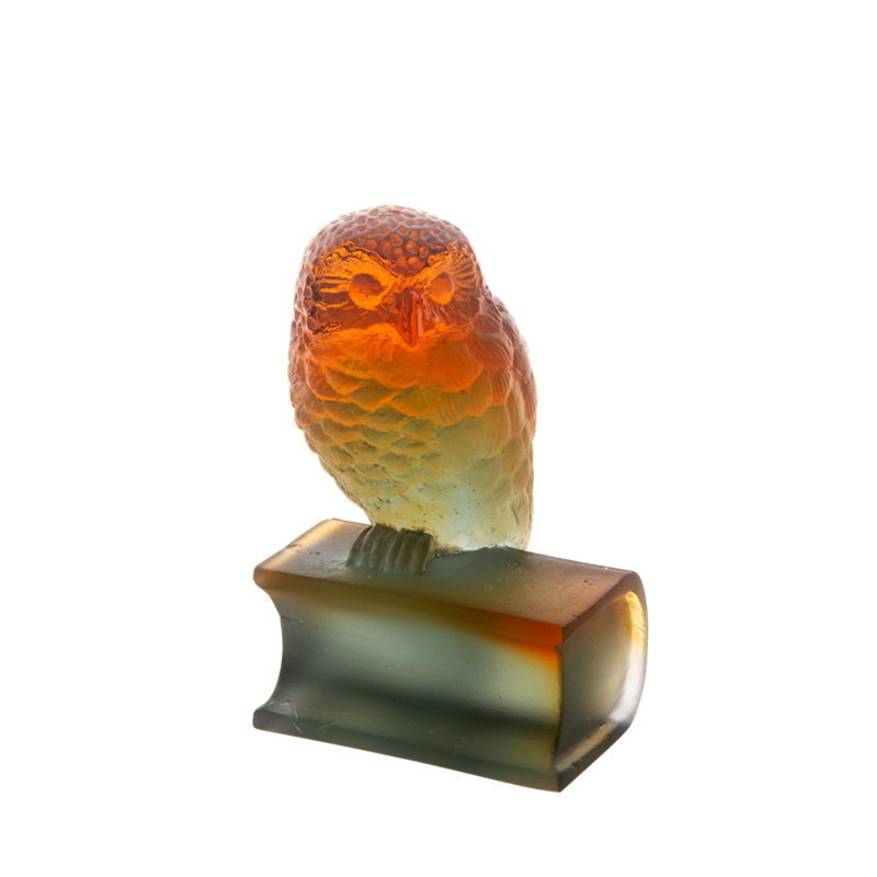 Animal Universe Owl on Book Figurine