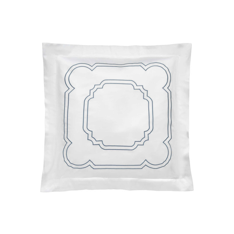 Artemide Embroidery By DEA Cotton Pillow Sham, Euro