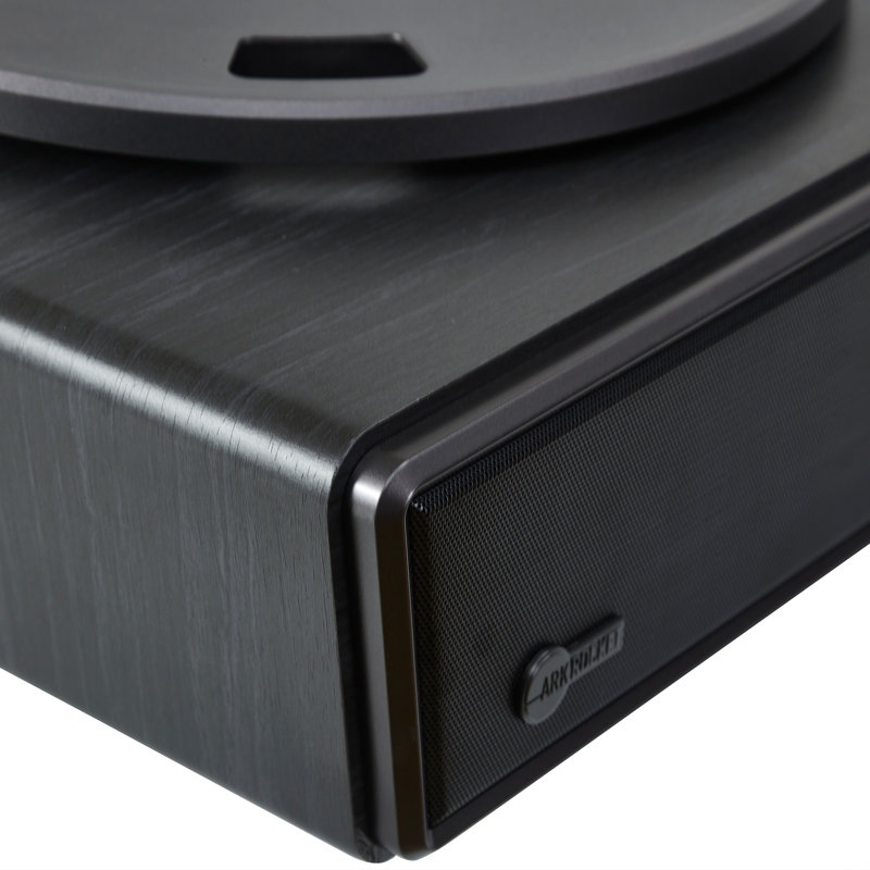 Arkrocket Huygens Bluetooth Record Player Turntable with Built-in Speakers (Black)