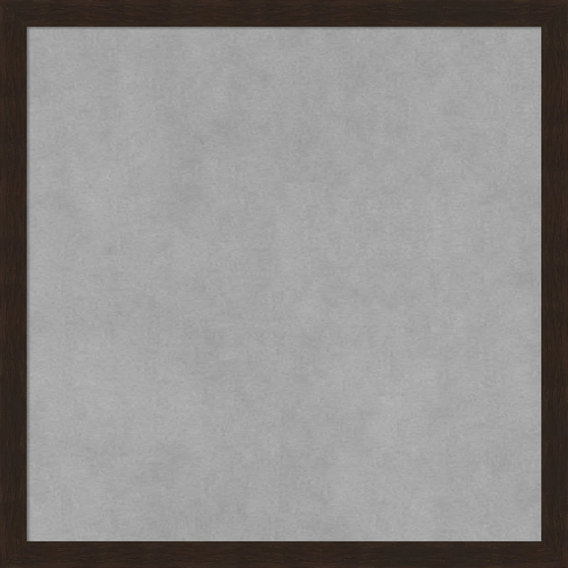 Tableau magnétique à cadre étroit Carlisle Espresso, H 17 po x l 17 po