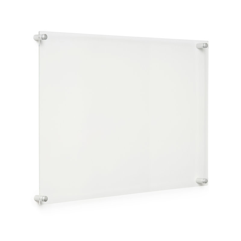 Clear Acrylic Floating Picture Frame, 18" x 24", Silver
