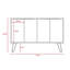 Tyrinia large 4 Sideboard door