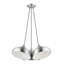 Luminaire suspendu grappe blanc brillant 3 lumières-2035413728