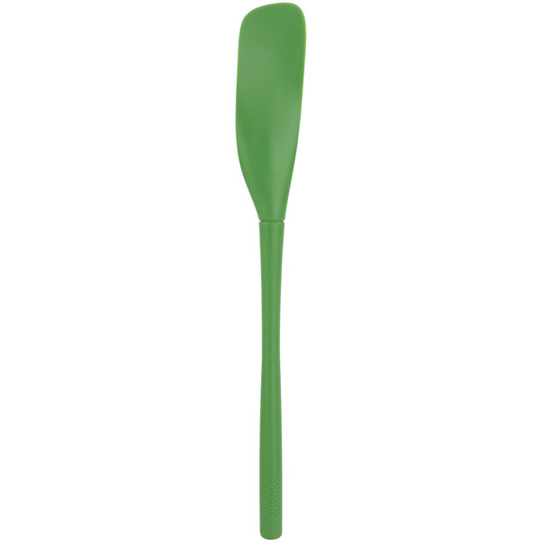 Handy Housewares 8 Long Non-Stick Silicone Mini Spoonula Spoon Spatula -  Great for Mixing, Bowl Scraper, Small Servings and more