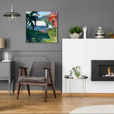 Lark Manor ™ «Crazy KW» par Page Pearson Railsback, art mural en verre acrylique, ACR-41198