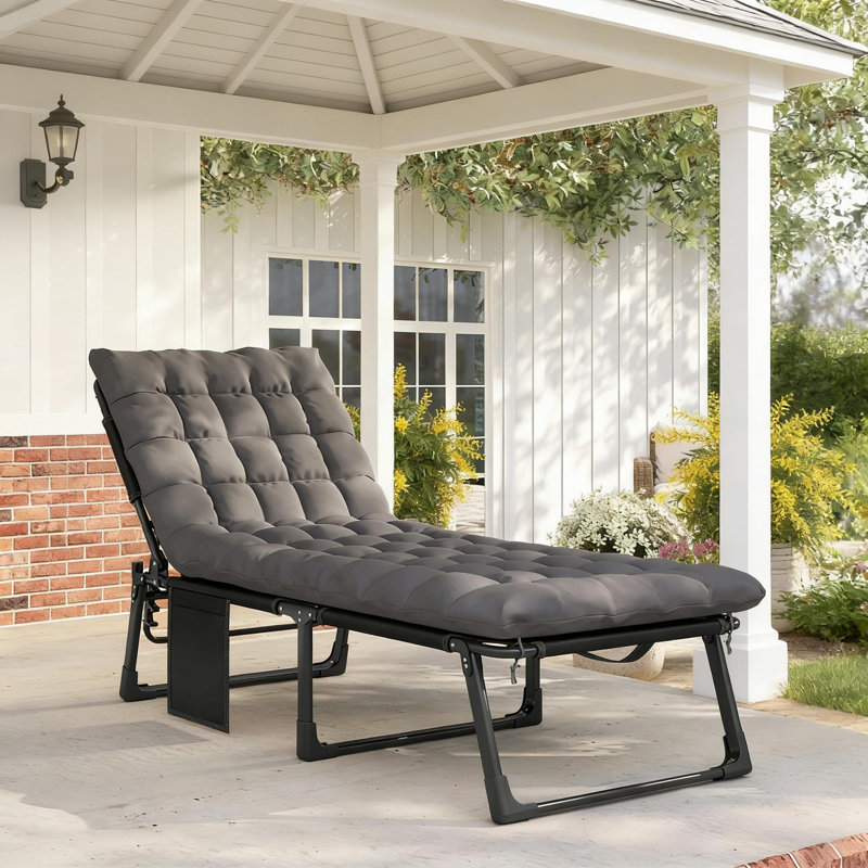 Tanning Chair, Dark Gray