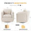 Fauteuil d'appoint pivotant à 360 ° de 29 po de largeur Modern Soft-1909154672