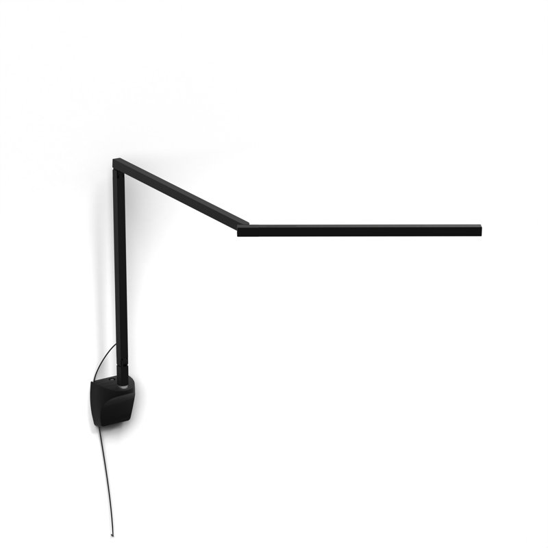 Z-Bar Gen 4 Desk Lamp, Matte Black, 12.5" H x 25.9" W x 2.8" D