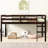 Twin Loft Bed With Strengthened Slats, Finish, Rubber Wood Build, For Easy Movement, Extra Bedroom Organization Space Bed, Construction, Slat Platform, Low Height , Maximize Storage Capacity-425446416