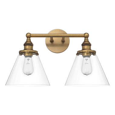 Barwell 3 - Light 24 Wide Bathroom Vanity Light Signature Hardware Finish: Aged Brass 482608