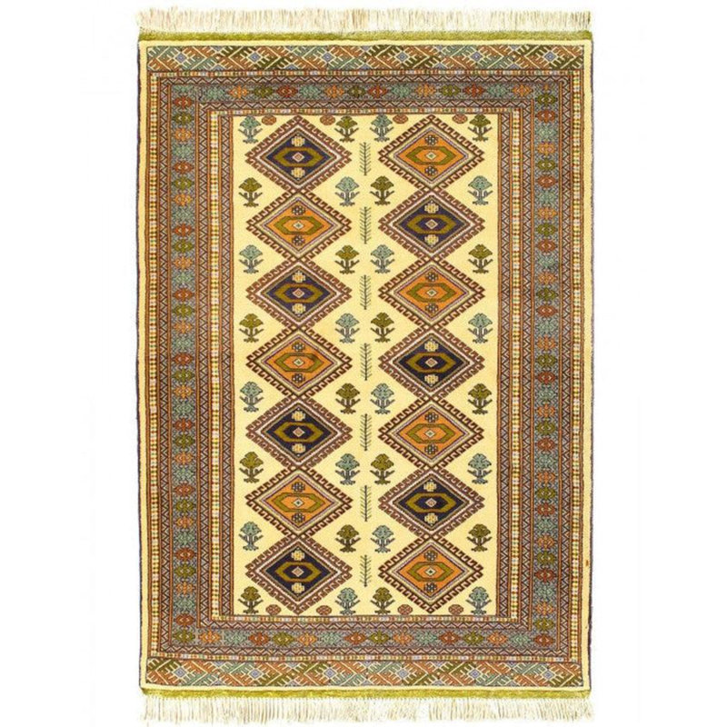 Jakeway Oriental Area Rug in Ivory