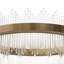 Lustre unique à DEL avec détails en cristal Esiquio sans télécommande