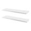 Harbour Housewares - Modern Floating Wall Shelves-79460166-79460164