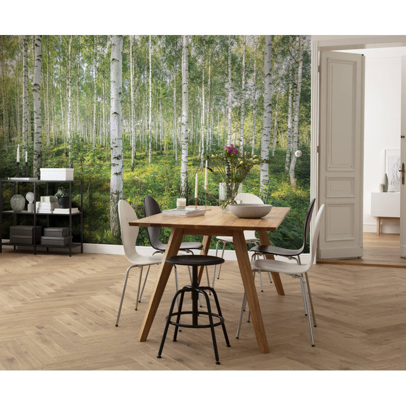 Sunny Day Forest 3.68m x 2.54m Matte Mural