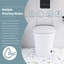 Toilette à simple chasse en céramique Smart toilettes 1,05 GPF-111669918