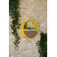 Accessoire mural décoratif en métal, peint à la main, 13,4 x 1,6 x 35,4 pouces | Fabrication 100% métal, épaisseur: 0,03 pouce | Variations de couleurs uniques, parfaites pour la décoration intérieure et les intérieurs modernes