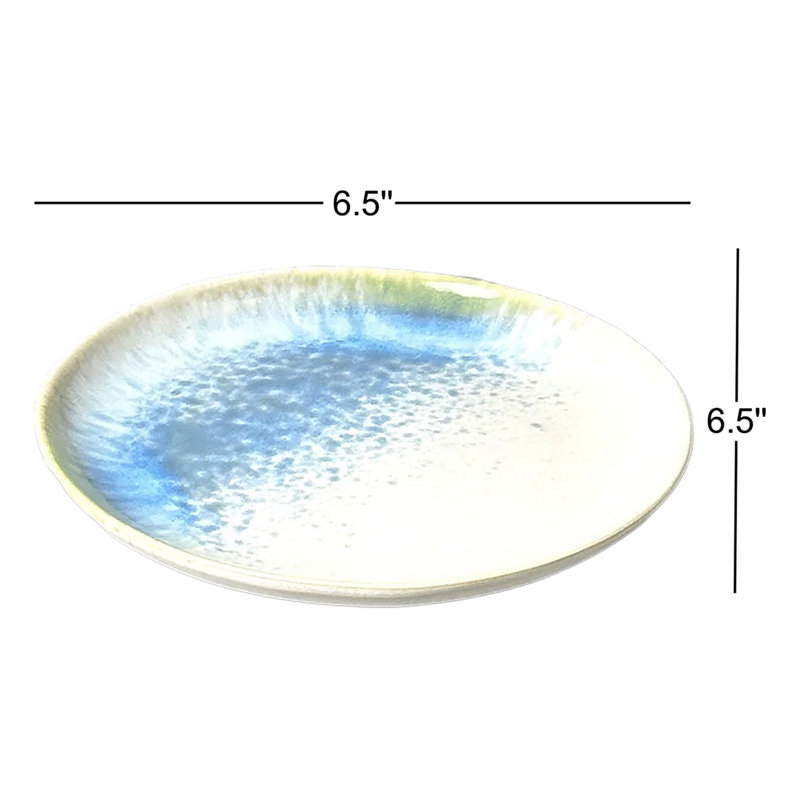 Carmel Sky Stoneware Appetizer Plate