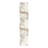 Round  Abstract Machine Made 8' Polypropylene Area Rug in Gray/Ivory/Brown-880028768