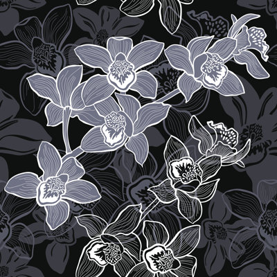 Floral Seamless Pattern by Aqua_marinka - Wrapped Canvas Print