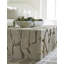 Table basse Chunk, rectangulaire, pierre romaine