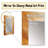 Abstract Macchiato Mirage I - Abstract Shapes Decorative Wall Mirror, Modern Large Mirror, Printed Metal Art-1469709812
