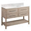 Ensemble de meuble-lavabo simple 48 po avec lavabo encastré rectangulaire Robertson-75247199-95318744-95318746