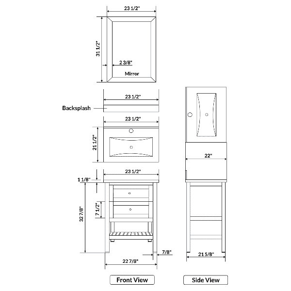 Dimensions du produit