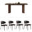 Retro household small-sized dining table-668761853