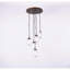 Lustre suspendu avec chaîne en métal léger-91857799-91857800-91857801