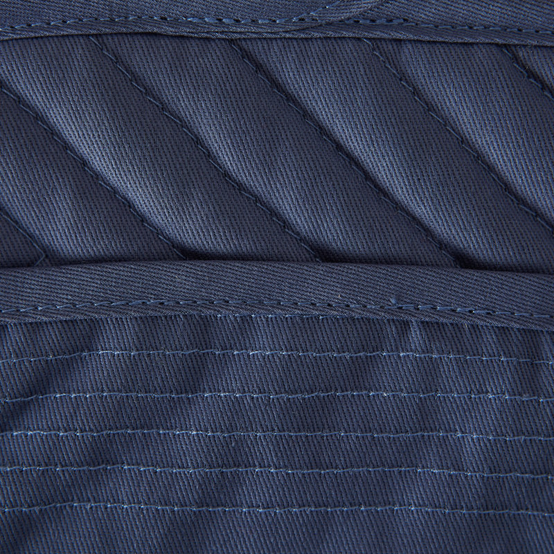 Manique en pierre matelassée, Bleu