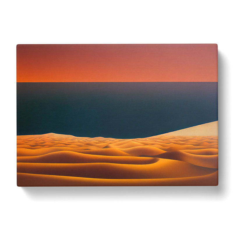 Desert By The Ocean - Wrapped Canvas, 50cm H x 76cm W x 3cm D