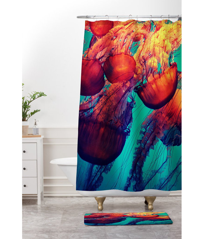 Tapis pour salle de bain jellyfish