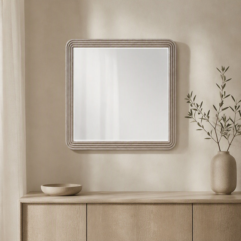 Miroir en chêne clair