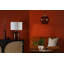 Leandra Dual Light Table Lamp Tortoiseshell Glass With Shade
