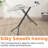 Full-Size Ironing Board, 4-Leg Fold-Up, Chevron Removable Cover