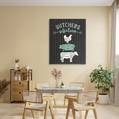 Toile noire et verte Butchers