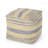 Western Handcrafted Fabric Pouf