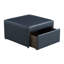 Repose-pieds de rangement Halsey bleu marine-1021256170