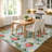 Machine Washable Indoor/Outdoor Chantille ACN2864 Flowers and Strawberries Rug-586147192-586147085