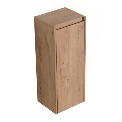 12" Bathroom Side Cabinet,Soft Close Doors,Float Mounting Design