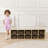 ECR4Kids Scoop Front Plastic Storage Bins, Multipurpose Organization, 10-Piece-100481324