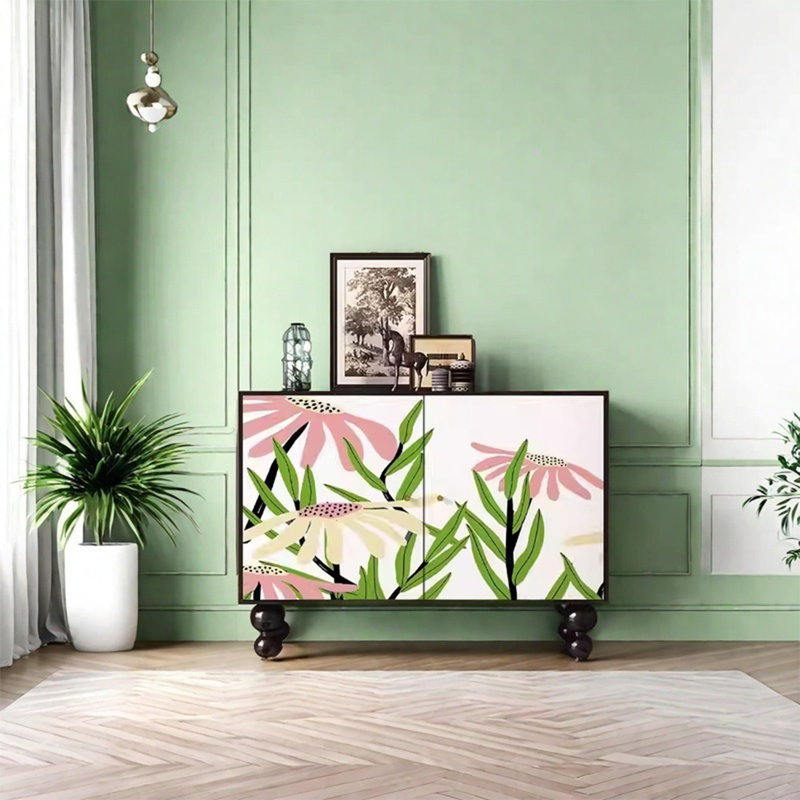 Extra-Large Storage Cabinet with Dual-Layer Design