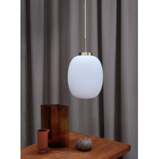 1 - Light Brown/White Pendant