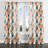 Boho Velvet Curtains - Red Bakerman Grommet Curtain - 1 Panel-1030602845-1030602833