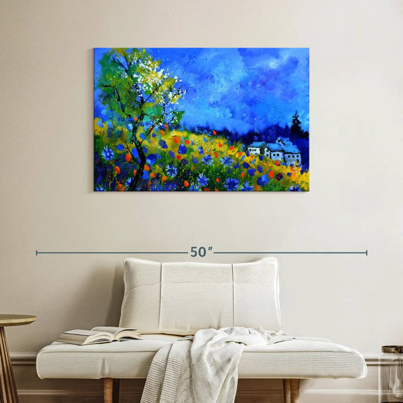 Alvord fleur d'été, H 26 po x l 39 po